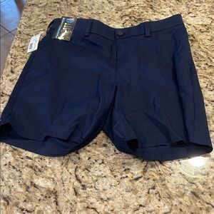 Classic Navy Men's Flat Front Shorts